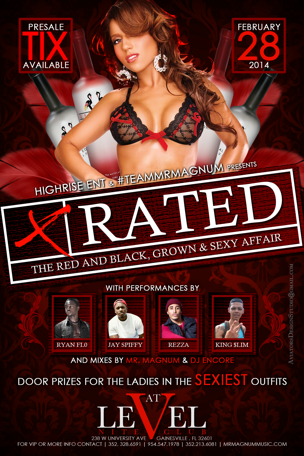 X-Rated: The Sexy Red & Black Affair presented by Highrise Ent. and Team Mr. Magnum