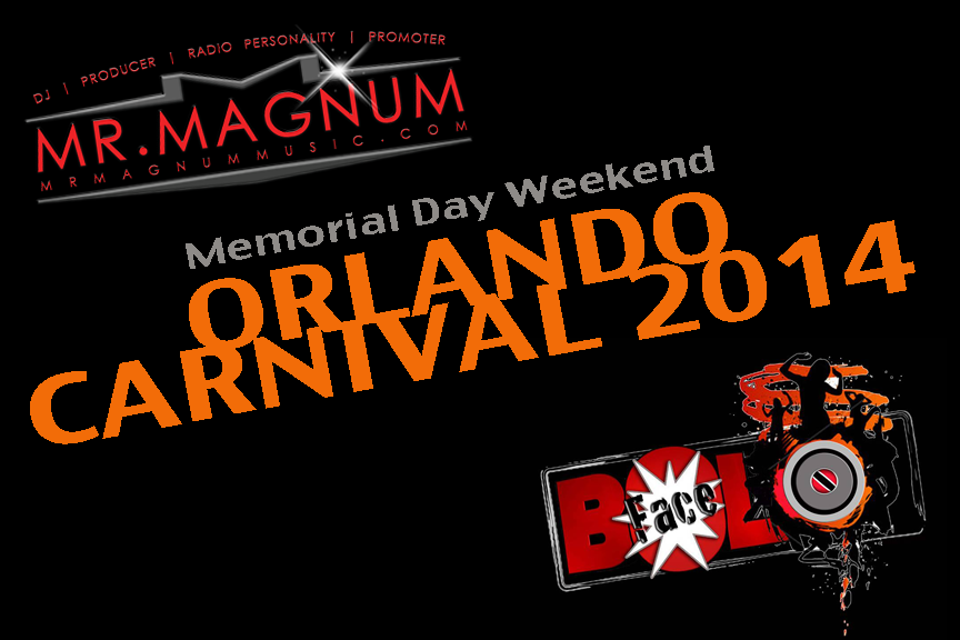 Mr. Magnum DJing In Orlando for Carnival 2014