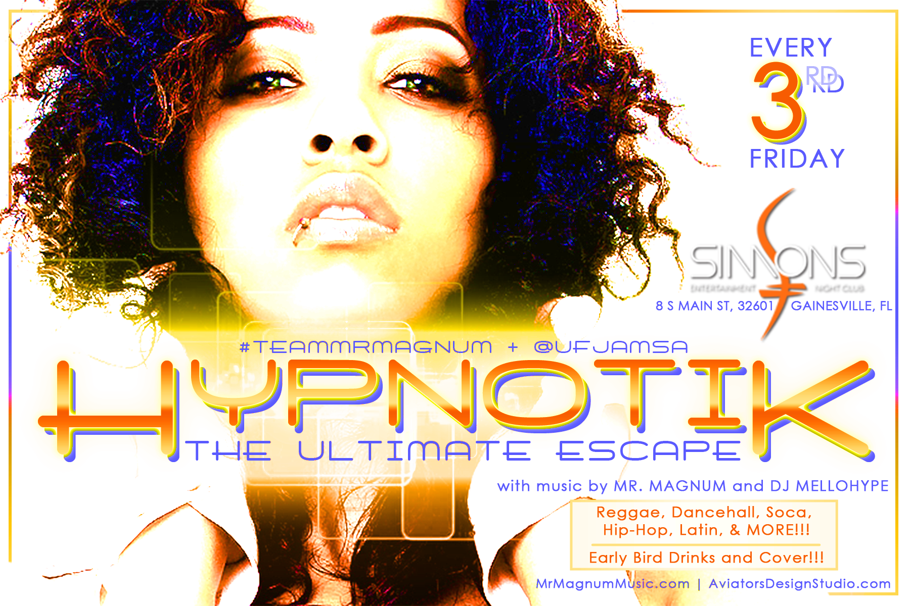 Gainesville - Hypnotik - The Ultimate Escape with UF Jamsa and your favourite DJ, Mr. Magnum