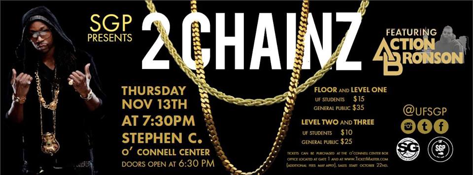 2 Chainz in Gainesville with Mr. Magnum and Action Bronson