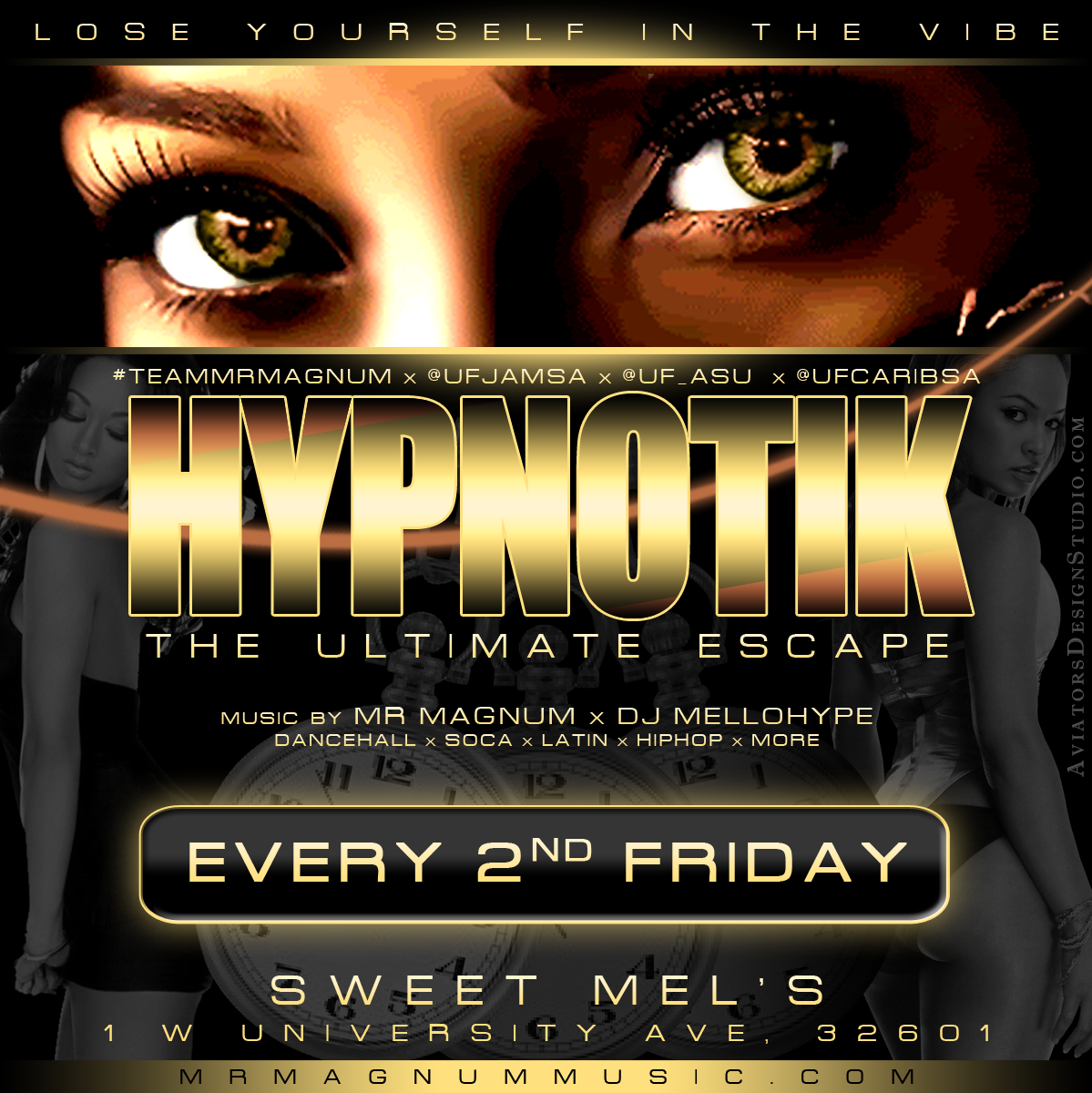 HypnotiK - The Ultimate Escape - Gainesville's Monthly Caribbean Party Ritual, Featuring Mr. Magnum