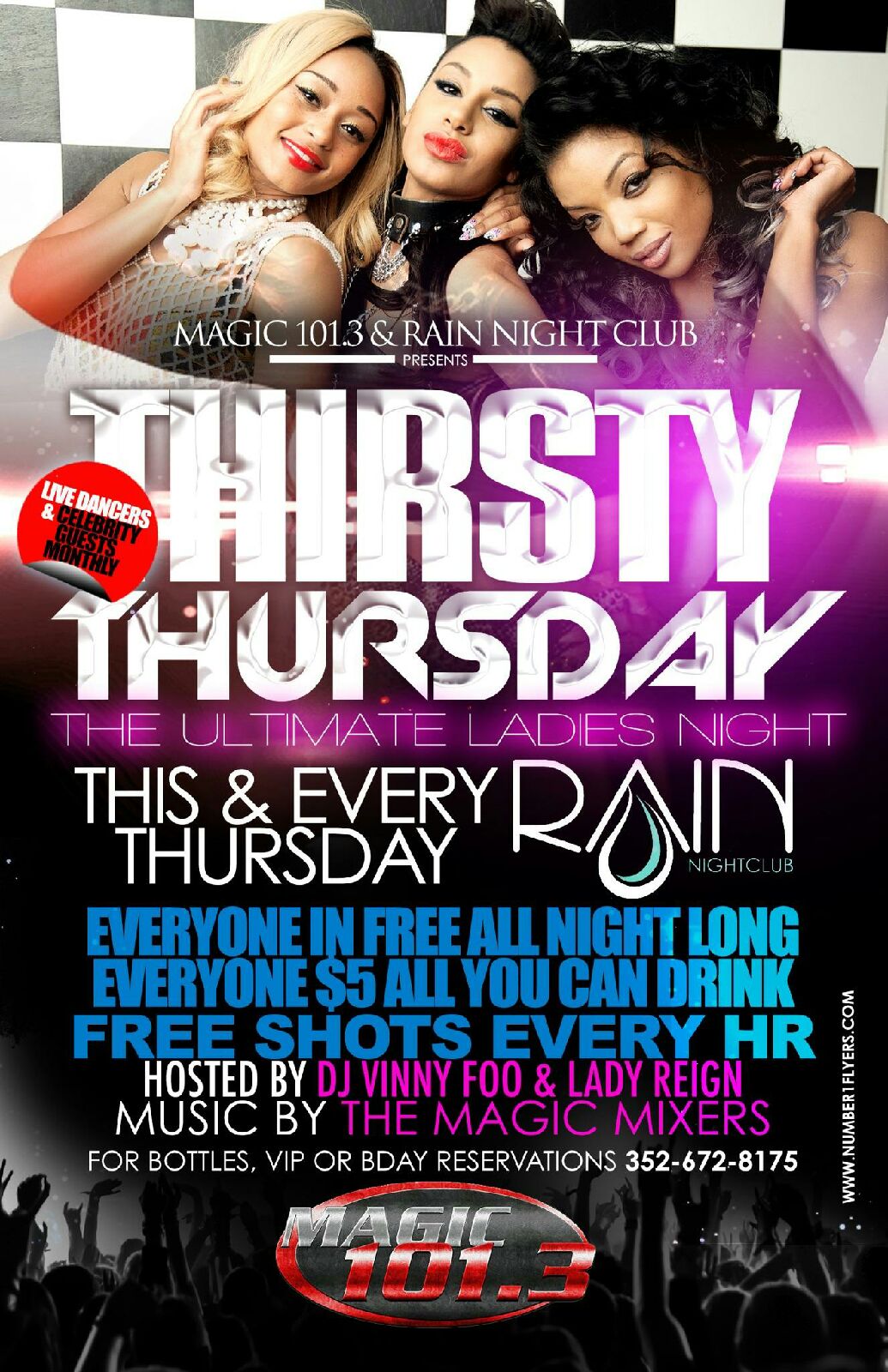 Thirsty Thursdays @ Rain Night Club Featuring Mr. Magnum