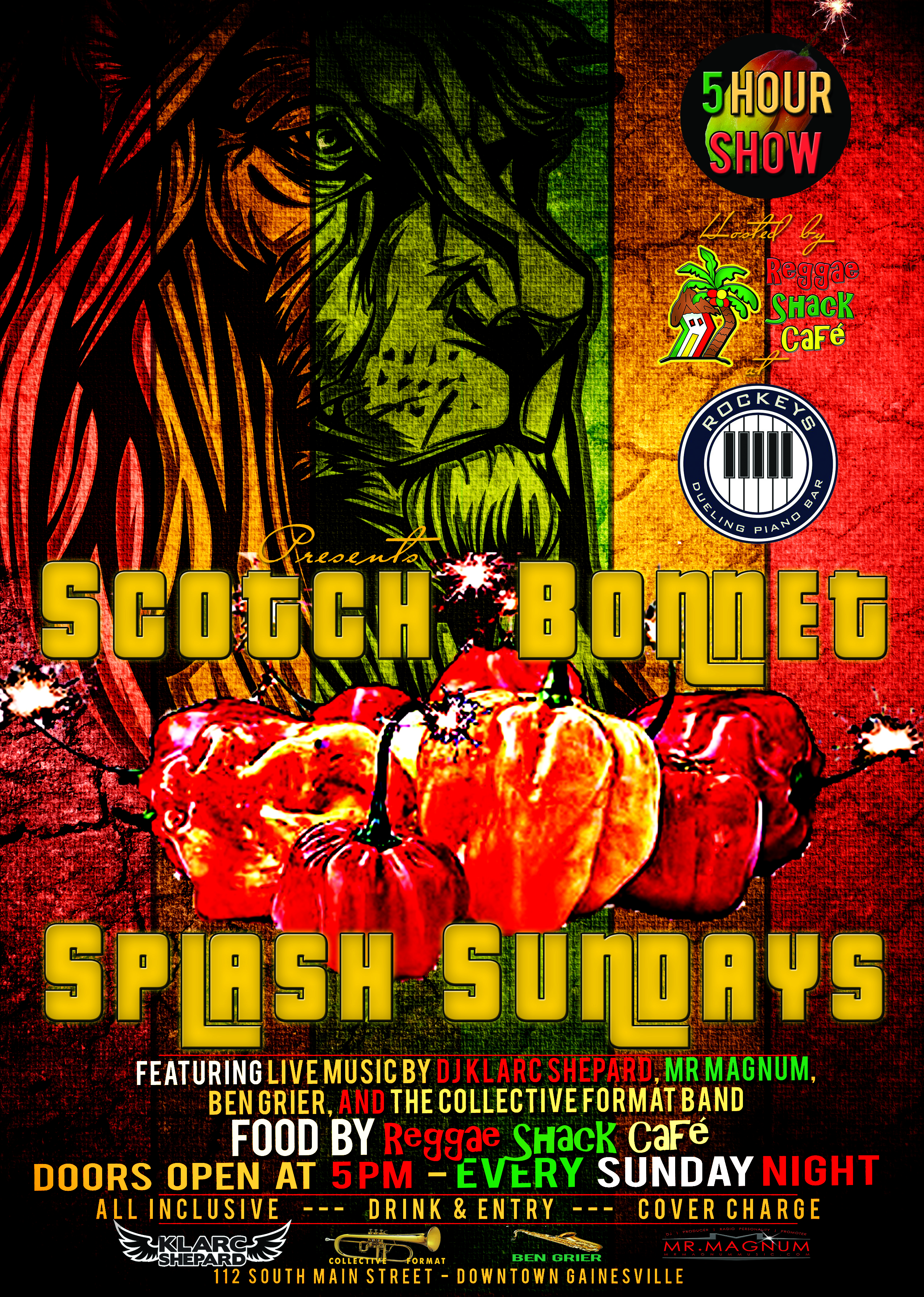 Scotch Bonnet Splash Sundays featuring Mr. Magnum