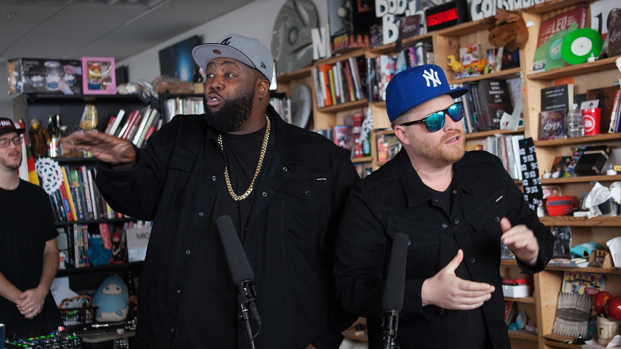 Killa Mike and Producer, El-P perform tracks from their latest project #RunTheJewels3 for #NPR #TinyDesk