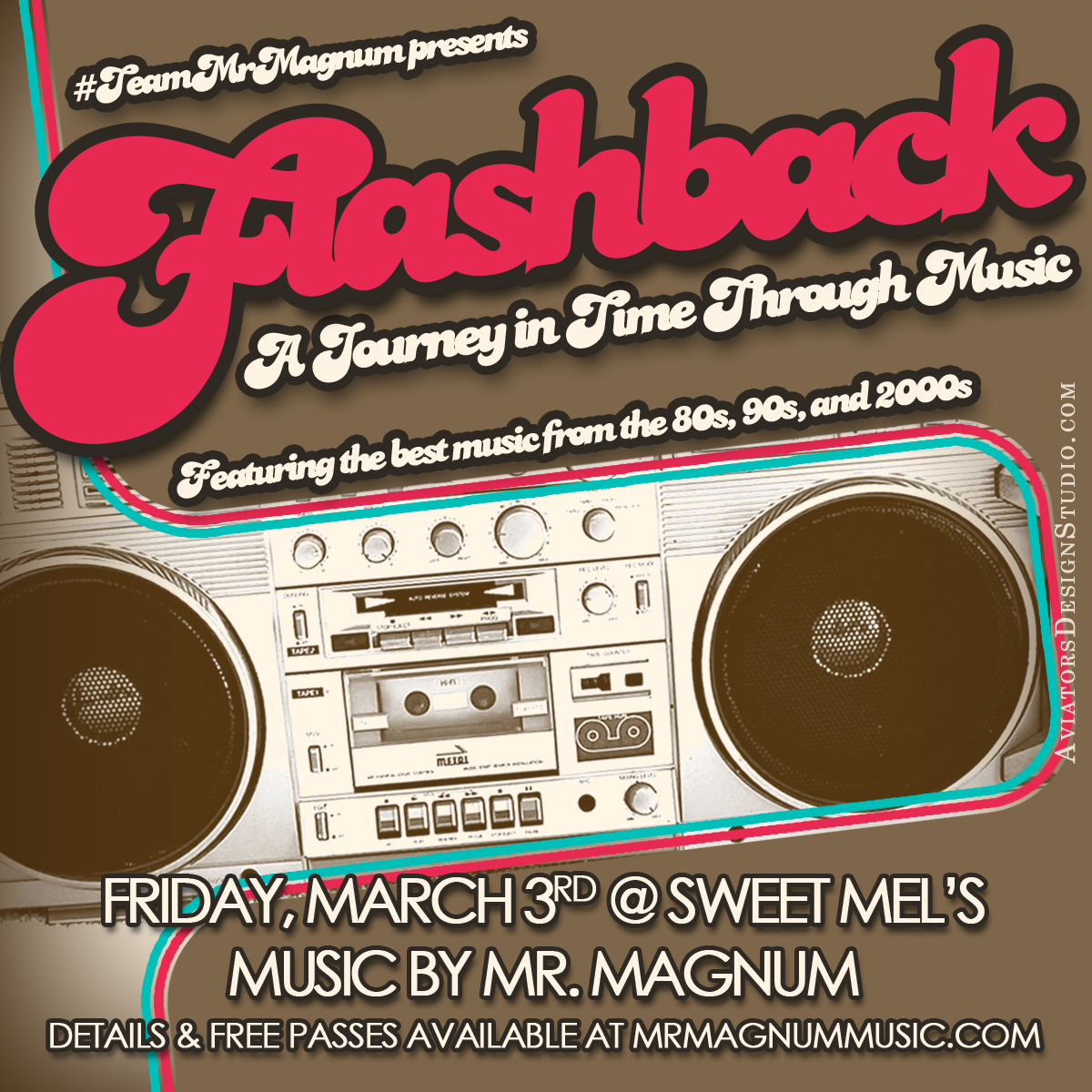 Flashback - An Old School Affair featuring Gainesville's #1 DJ, Mr. Magnum