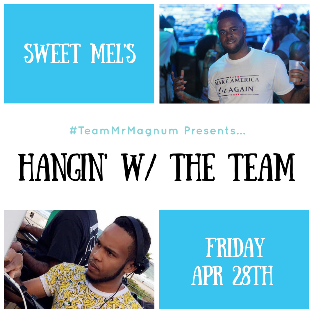 Hangin' With The Team... Mr. Magnum and #TeamMrMagnum Parties at Sweet Mel's in Gainesville, FL