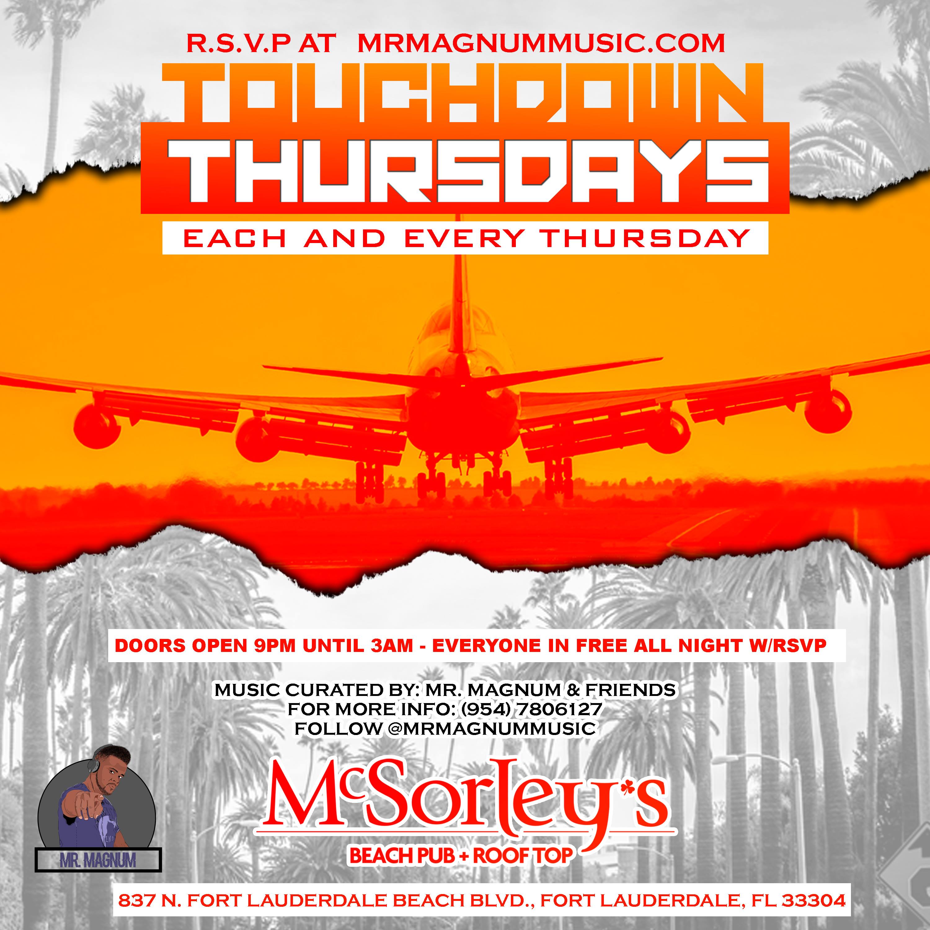 TouchDown Thursdays featuring Mr. Magnum